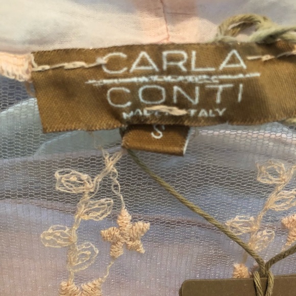 Carla Conti Blush Pink Tie Top - Picture 7 of 8